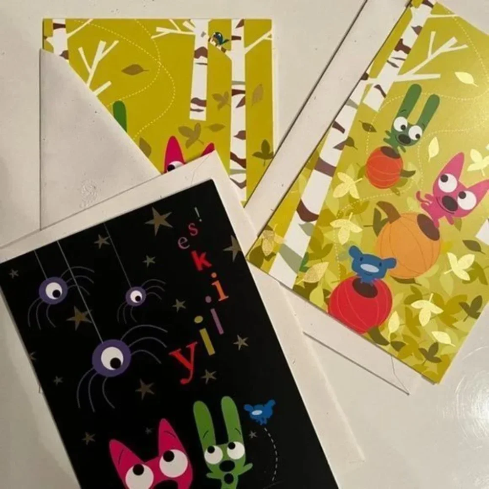 Halloween Greeting Card Bundle‎ Papyrus and UNICEF Cards New and Like New